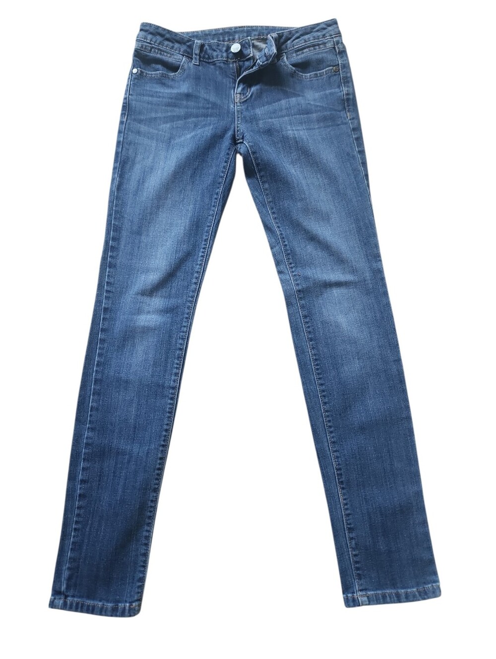 Simply Vera Vera Wang Classic MediumWash MidriseSlim Straight Skinny Jeans Size0